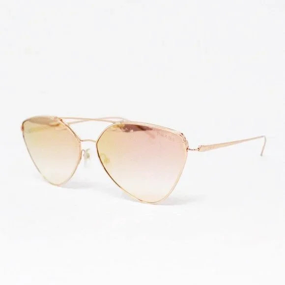 Prada | Accessories | Prada 380 Gold Pink Mirrored Aviator  display picture 1
